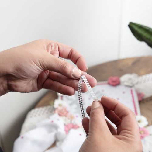 3 Pack - Craft Perfect Rhinestone Sticker Roll 1YD -Iridescent - 5A002MK6-1GP00 3 Pack - Craft Perfect Rhinestone Sticker Roll 1YD -Iridescent - 5A002MK6-1GP00