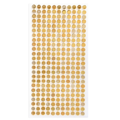 3 Pack Craft Perfect Rhinestone Sticker Sheet 6MM-Gold 5A002MKJ-1GP0C