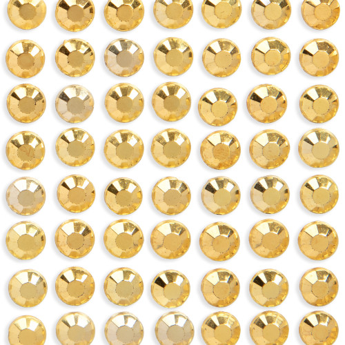 3 Pack Craft Perfect Rhinestone Sticker Sheet 6MM-Gold 5A002MKJ-1GP0C