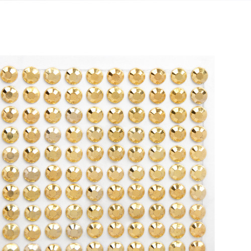 3 Pack - Jolee's Rhinestone Sticker Sheet 6MM-Gold - 5A002MKJ-1GP0C