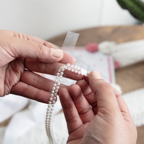 3 Pack - Craft Perfect Pearl Sticker Roll 1YD 4MM-Ivory - 5A002MLC-1GP0F 3 Pack - Craft Perfect Pearl Sticker Roll 1YD 4MM-Ivory - 5A002MLC-1GP0F