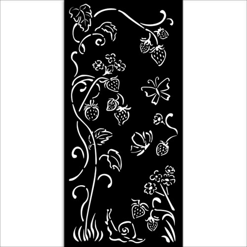 Stamperia Stencil 4.72"X9.84"-Hidden Grove Strawberries - 5A002WF0-1GX6R
