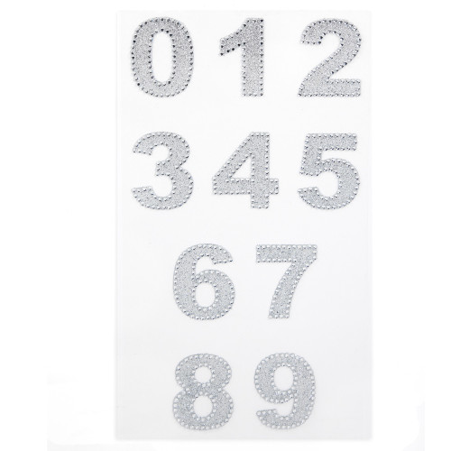 3 Pack - Craft Perfect Bling Sheet 2/Pkg -Numbers - 5A002MLG-1GP0R