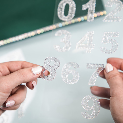 3 Pack - Craft Perfect Bling Sheet 2/Pkg -Numbers - 5A002MLG-1GP0R