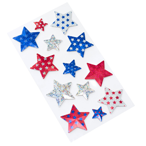 Sticko Seasonal Stickers-Patriotic Stars - PP1MET78