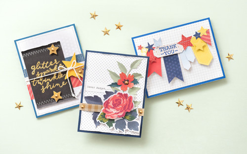 DCWV Double-Sided Cardstock Stack 12"X12" 36/Pkg-Diecut Shapes, 12 Designs/3 Each - PS614318