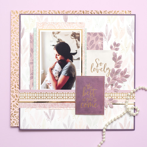 DCWV Double-Sided Cardstock Stack 12"X12" 36/Pkg-Subtle & Sophisticated, W/Gold Foil - PS615010 DCWV Double-Sided Cardstock Stack 12"X12" 36/Pkg-Subtle & Sophisticated, W/Gold Foil - PS615010