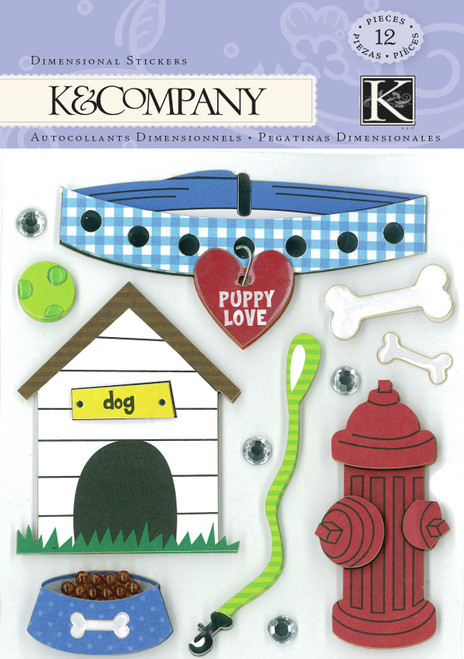 Dimensional Stickers-Everyday Puppy - K577381 - 643077577381