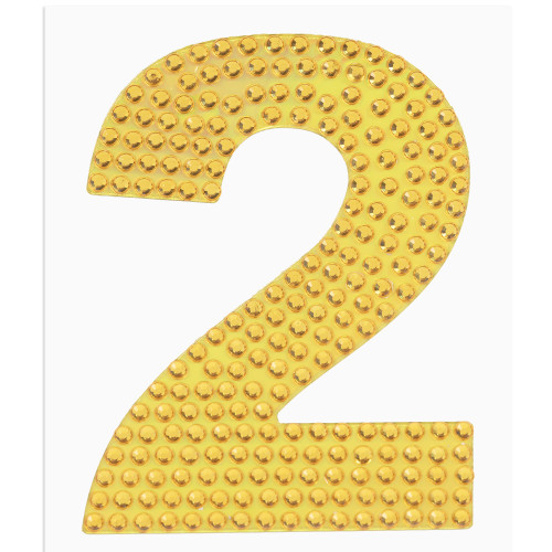 Jolee's Number Sticker -Gold #2 - 5A002MKF-1GP0P