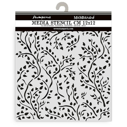 Stamperia Stencil 4.72"X 4.72"-House of Roses Brench - 5A002WGT-1GX8C - 5993110042723