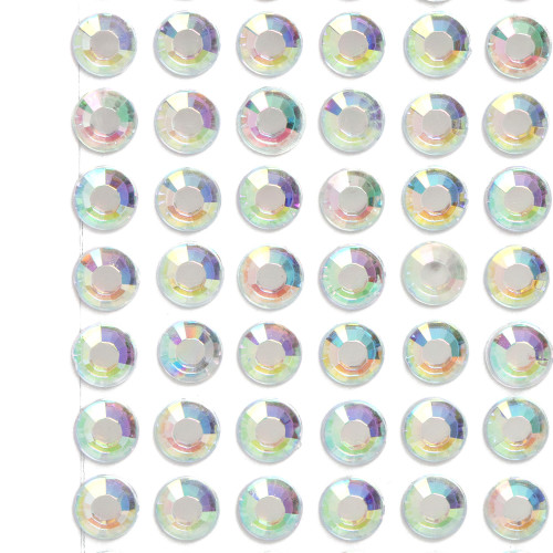 Craft Perfect Rhinestone Sticker Sheet 6MM-Iridescent - 5A002MKZ-1GP1C Craft Perfect Rhinestone Sticker Sheet 6MM-Iridescent - 5A002MKZ-1GP1C