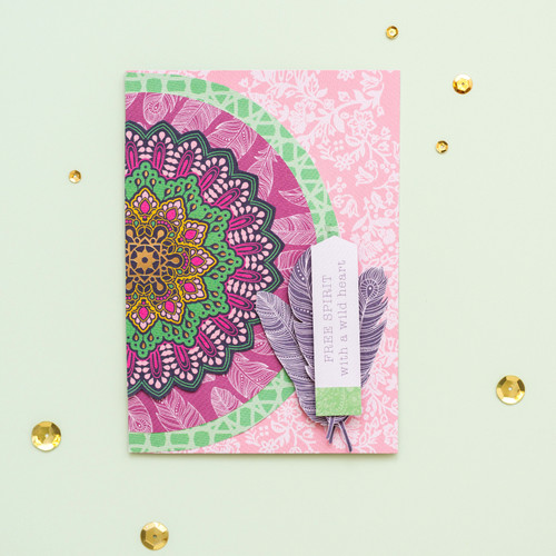 DCWV Double-Sided Cardstock Stack 12"X12" 36/Pkg-Wild & Free W/Gold Foil - PS615016 DCWV Double-Sided Cardstock Stack 12"X12" 36/Pkg-Wild & Free W/Gold Foil - PS615016