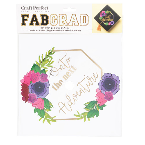 Craft Perfect Grad Cap Sticker-Next Adventure - 5A002ML0-1GP18 - 191648181500