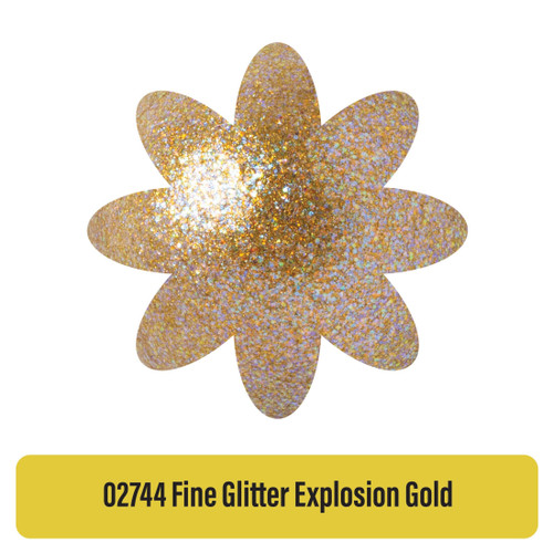 Delta Ceramcoat Fine Glitter Explosion Acrylic Paint 2oz-Gold - 5A002XXP-1GYR7