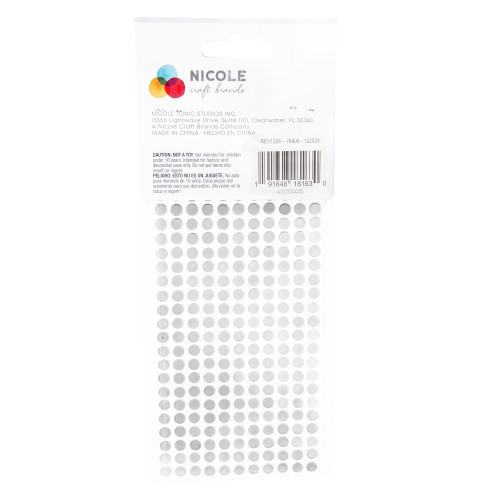 Craft Perfect Rhinestone Sticker Sheet 6MM-Silver - 5A002MJZ-1GNZV Craft Perfect Rhinestone Sticker Sheet 6MM-Silver - 5A002MJZ-1GNZV