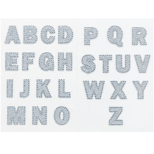 Jolee's Bling Sheet 2/Pkg -Crystal Letters - 5A002MK5-1GP19