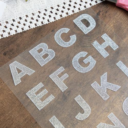Craft Perfect Bling Sheet 2/Pkg 1.5"-Crystal Letters - 5A002MK5-1GP19 Craft Perfect Bling Sheet 2/Pkg 1.5"-Crystal Letters - 5A002MK5-1GP19