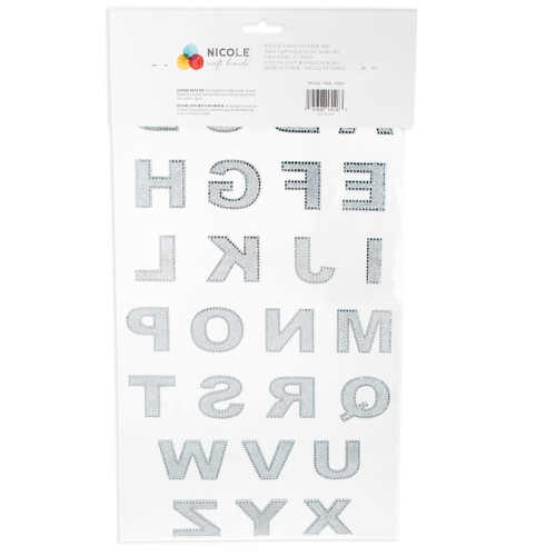 Craft Perfect Bling Sheet 2/Pkg 1.5"-Crystal Letters - 5A002MK5-1GP19 Craft Perfect Bling Sheet 2/Pkg 1.5"-Crystal Letters - 5A002MK5-1GP19