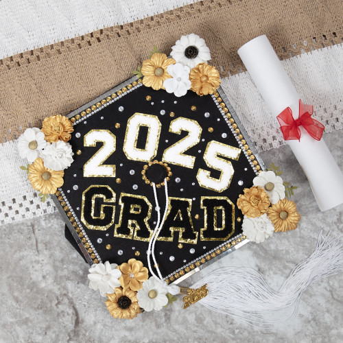 Chenille Self Adhesive Grad Patch -Black - 5A002MJT-1GP06