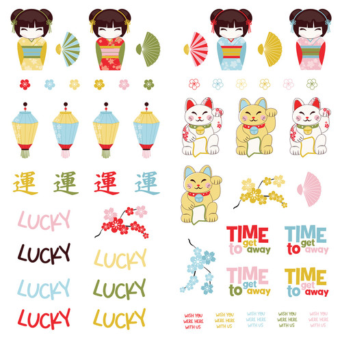 25 Pack PhotoPlay Lucky Cat Cardstock 12"x12"-Pre-Colored Dies Paper 5A002W4Y-1GWTF - 709388348888