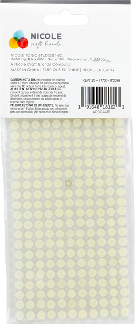 Jolee's Pearl Sticker Sheet 6MM-Ivory - 5A002ML6-1GP09