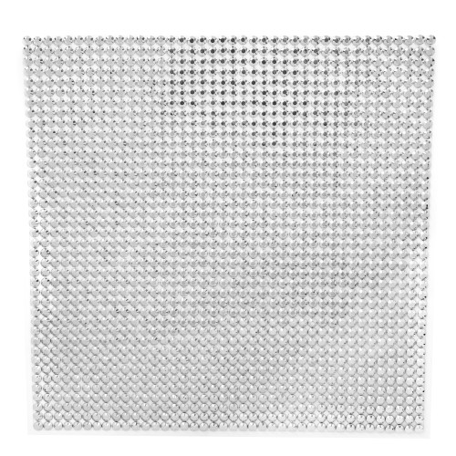 Craft Perfect Gem 10"X10" Gem Sheet 6MM-Silver - 5A002MJW-1GP03