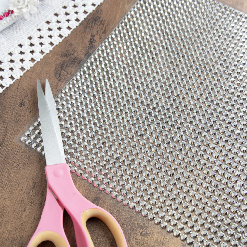 Jolee's Gem 10"X10" Gem Sheet 6MM-Silver - 5A002MJW-1GP03 Jolee's Gem 10"X10" Gem Sheet 6MM-Silver - 5A002MJW-1GP03