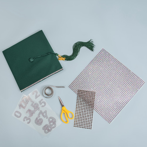 Jolee's Gem 10"X10" Gem Sheet 6MM-Silver - 5A002MJW-1GP03