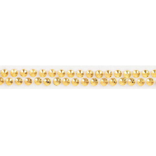 Craft Perfect Rhinestone Sticker Roll 1YD -Gold - 5A002MKW-1GP0H