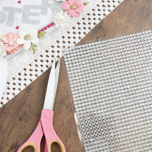 Jolee's Gem 10"X10" Gem Sheet 6MM-Iridescent - 5A002MK3-1GP0K