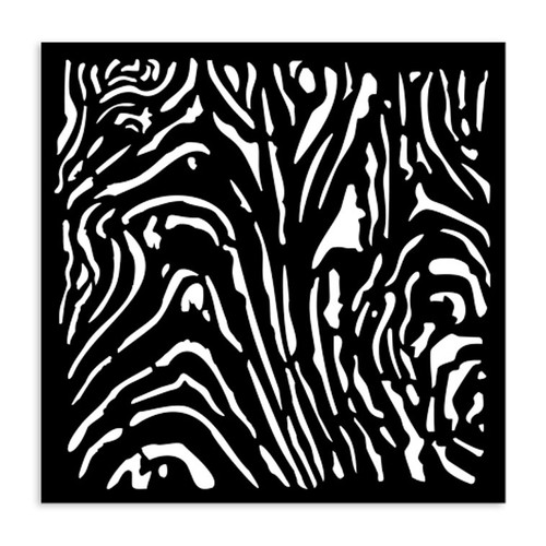 Stamperia Stencil 4.72"X 4.72"-Hidden Grove Wood Pattern - 5A002WFL-1GX69