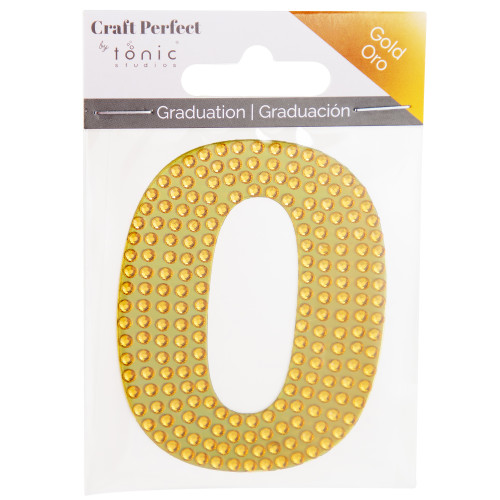 Craft Perfect Number Sticker -Gold #0 - 5A002MKG-1GP0W - 191648181401