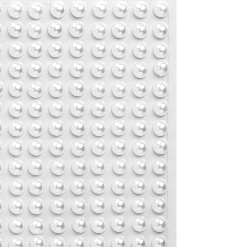 Jolee's Pearl Sticker Sheet 6MM-White - 5A002MKP-1GP0M