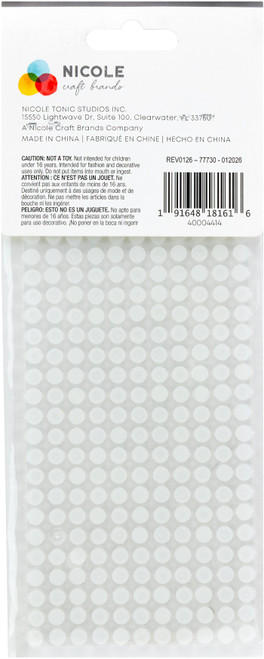 Jolee's Pearl Sticker Sheet 6MM-White - 5A002MKP-1GP0M