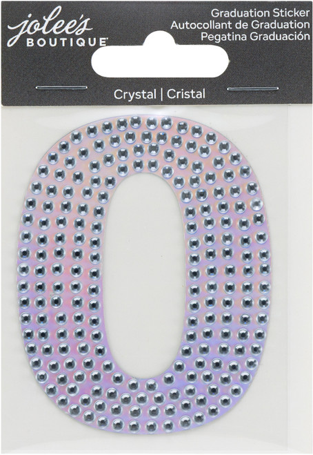 Jolee's Number Sticker -Crystal #0 - 5A002MK9-1GP0Q - 191648181371