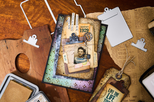 Sizzix Thinlits Die Set 24/Pkg by Tim Holtz-Vault Noteworthy - 5A002MWN-1GPBC