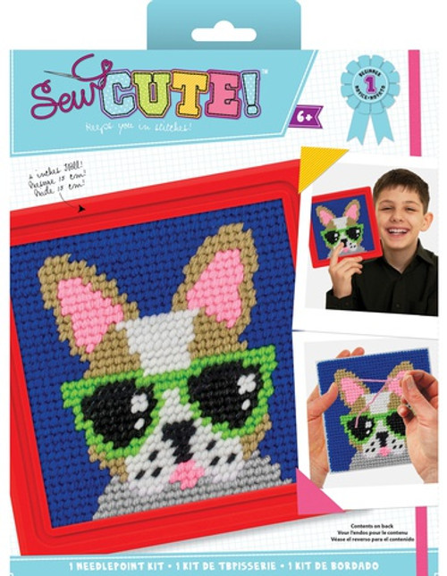 3 Pack - Colorbok Sew Cute! Needlepoint Kit-Dog - 59337 3 Pack - Colorbok Sew Cute! Needlepoint Kit-Dog - 59337