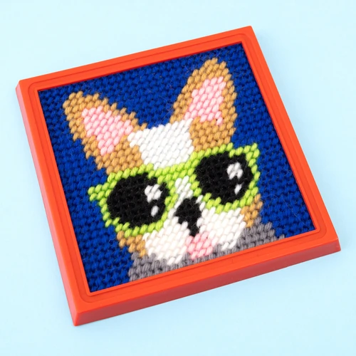 Colorbok Sew Cute! Needlepoint Kit-Dog - 59337