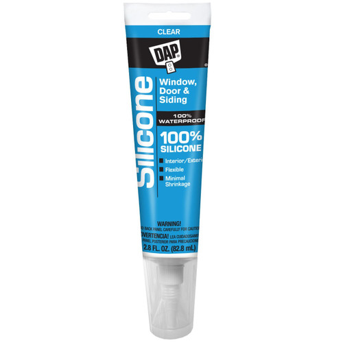 DAP Window, Door & Siding 100% Silicone-2.8oz - 5A002K41-1GLM5 - 070798006843