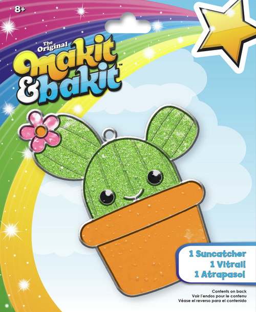 Colorbok Makit & Bakit Suncatcher Kit-Cactus - 74008 - 765468740089