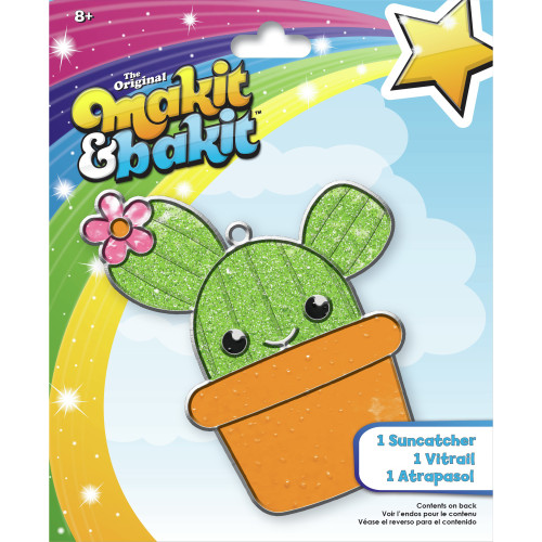 Colorbok Makit & Bakit Suncatcher Kit-Cactus - 74008 - 765468740089