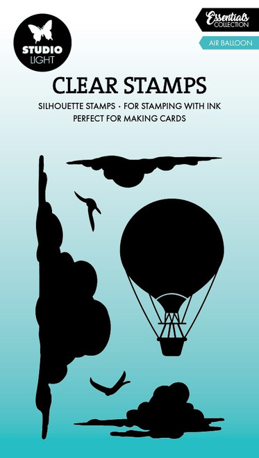 3 Pack - Studio Light Essentials Clear Stamps-Air Balloon - 5A002Y65-1GZ4K - 8713943160213