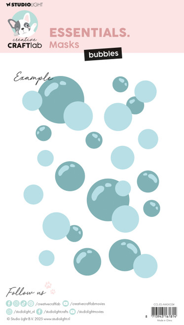 3 Pack - Creative Craftlab Essentials Stencil 5.83"X8.27"-Bubbles - 5A002Y8K-1GZ4G