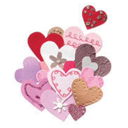 3 Pack - Jolee's By You Dimensional Stickers-Pink & Gold Hearts - JJCF010B 3 Pack - Jolee's By You Dimensional Stickers-Pink & Gold Hearts - JJCF010B