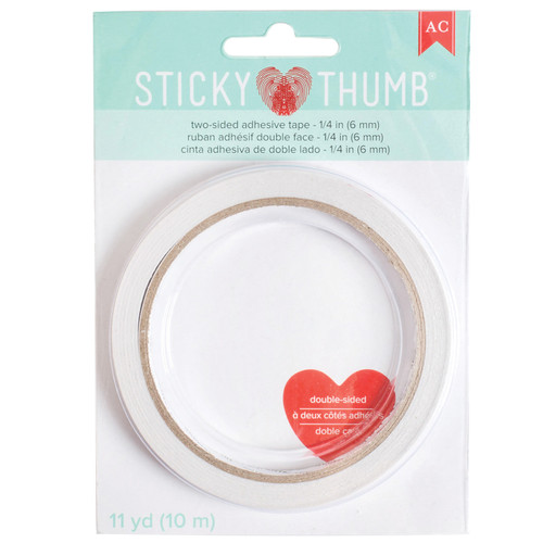 3 Pack - Sticky Thumb Double-Sided Tape-.25"X11yd - ST340265 - 718813402651