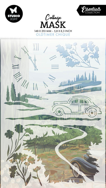 2 Pack - Studio Light Essentials Stencil 5.83"X8.27"-Oldtimer Chique - 5A002Y6Q-1GZ5T - 8713943162729