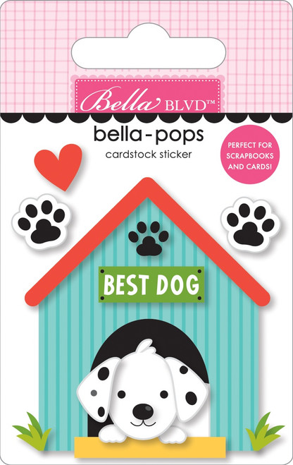 6 Pack - Bella Blvd Bow Wow Bella-Pops 3D Stickers-Best Dog - 5A002Y04-1GYXD - 810176550823