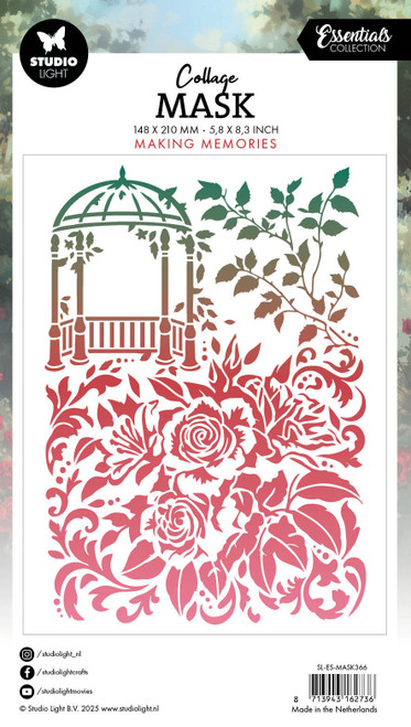 Studio Light Essentials Stencil 5.83"X8.27"-Making Memories - 5A002Y5T-1GZ5N