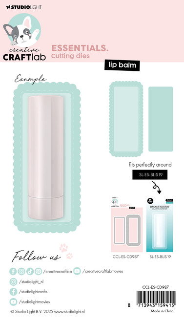 Creative Craftlab Essentials Cutting Die-Lip Balm - 5A002Y8M-1GZ5Q