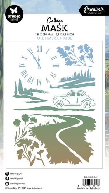 Studio Light Essentials Stencil 5.83"X8.27"-Oldtimer Chique - 5A002Y6Q-1GZ5T